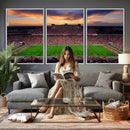 Oklahoma Sooners Stadium Wall Art Canvas Print, College