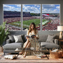 Georgia Bulldogs Stadium Wall Art Canvas Print, Sanford
