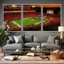 Georgia Bulldogs Stadium Wall Art Canvas Print, Sanford by MyGreatCanvas | Canvas Wall Art Prints | Photo Prints & Wall Decor