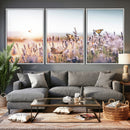 Lavender Field Wall Art Canvas Print, Butterfly Floral by MyGreatCanvas | Canvas Wall Art Prints | Photo Prints & Wall Decor