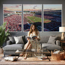 Ole Miss Rebels Vaught Hemingway Stadium Wall Art Canvas