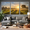 Sheep Wall Art Canvas Print – Rural Farm Animal Artwork by MyGreatCanvas | Canvas Wall Art Prints | Photo Prints & Wall Decor