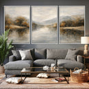 Abstract Landscape Wall Art Canvas Print, Modern Lake by MyGreatCanvas | Canvas Wall Art Prints | Photo Prints & Wall Decor
