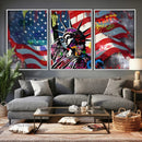 USA Statue of Liberty Graffiti Street Art Wall Art Canvas by MyGreatCanvas | Canvas Wall Art Prints | Photo Prints & Wall Decor