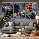 Graffiti Baseball Player Street Art Wall Art Canvas Print by MyGreatCanvas | Canvas Wall Art Prints | Photo Prints & Wall Decor