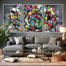 Abstract Graffiti Collage Street Art Wall Art Canvas Print by MyGreatCanvas | Canvas Wall Art Prints | Photo Prints & Wall Decor