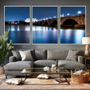Washington DC Wall Art Canvas Print – Lincoln Memorial Night by MyGreatCanvas | Canvas Wall Art Prints | Photo Prints & Wall Decor