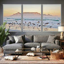 Seagulls Over Ocean Wall Art Canvas Print – Coastal Beach by MyGreatCanvas | Canvas Wall Art Prints | Photo Prints & Wall Decor