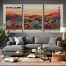 Yayoi Kusama Colorful Landscape Wall Art Canvas Print – by MyGreatCanvas | Canvas Wall Art Prints | Photo Prints & Wall Decor