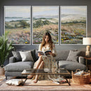 Katie Staples Hillside Canvas Wall Art — Coastal Wildflower by MyGreatCanvas | Canvas Wall Art Prints | Photo Prints & Wall Decor