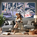 Playing Cards Canvas Wall Art | Casino Game Room Decor, by MyGreatCanvas | Canvas Wall Art Prints | Photo Prints & Wall Decor