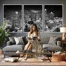 Charlotte Skyline Canvas Wall Art Print – North Carolina Cityscape Photography Print by MyGreatCanvas | Canvas Wall Art Prints | Photo Prints & Wall Decor