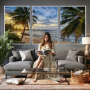 Mar Chiquita Beach Puerto Rico Canvas Wall Art, Manati Caribbean Coastal Photography Print, Tropical Ocean Sunset Decor by MyGreatCanvas | Canvas Wall Art Prints | Photo Prints & Wall Decor