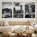 Black and White Atlanta Wall Art Canvas Print by MyGreatCanvas | Canvas Wall Art Prints | Photo Prints & Wall Decor