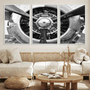 Vintage Airplane Wall Art Canvas Print by MyGreatCanvas | Canvas Wall Art Prints | Photo Prints & Wall Decor
