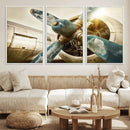 Vintage Airplane Canvas Print by MyGreatCanvas | Canvas Wall Art Prints | Photo Prints & Wall Decor