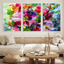 Oil Flower Abstract Canvas Print by MyGreatCanvas | Canvas Wall Art Prints | Photo Prints & Wall Decor