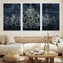 Dark Chandelier Wall Art Canvas Print by MyGreatCanvas | Canvas Wall Art Prints | Photo Prints & Wall Decor