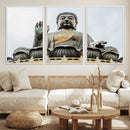 Buddha Statue Wall Art Canvas Print