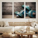 Dambell and Sport Wall Art Canvas Print by MyGreatCanvas | Canvas Wall Art Prints | Photo Prints & Wall Decor