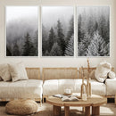 Big Foggy Forest and Misty Trees Forest Wall Art Canvas by MyGreatCanvas | Canvas Wall Art Prints | Photo Prints & Wall Decor
