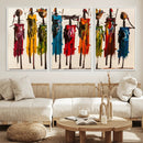 Abstract African Women Wall Art Canvas Print by MyGreatCanvas | Canvas Wall Art Prints | Photo Prints & Wall Decor