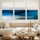 Dark Blue Abstract Wall Art Canvas Print by MyGreatCanvas | Canvas Wall Art Prints | Photo Prints & Wall Decor
