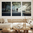Cycling Road Bike in the Morning, Cycling Road Bike Canvas by MyGreatCanvas | Canvas Wall Art Prints | Photo Prints & Wall Decor
