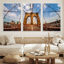 Brooklyn Bridge Manhattan Wall Art Canvas Print by MyGreatCanvas | Canvas Wall Art Prints | Photo Prints & Wall Decor
