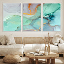 Colorful Marble Fluid Effect Canvas Wall Art Print by MyGreatCanvas | Canvas Wall Art Prints | Photo Prints & Wall Decor