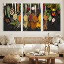 Kitchen Spice Wall Art Canvas Print
