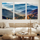 Mountains Forest Autumn Wall Art Canvas Print by MyGreatCanvas | Canvas Wall Art Prints | Photo Prints & Wall Decor