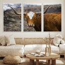Framed Big Cow Animal Wall Art Canvas Print by MyGreatCanvas | Canvas Wall Art Prints | Photo Prints & Wall Decor