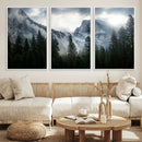 Yosemite National Park El Capitan Foggy Mountain Wall Art | by MyGreatCanvas | Canvas Wall Art Prints | Photo Prints & Wall Decor
