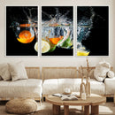 Kitchen Wall Art, Kitchen Fruits Art Canvas Print