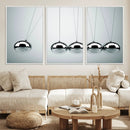 Newton's Cradle Wall Art Canvas Print, Framed Newton Cradle