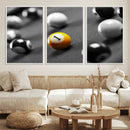Wall Art Pool Table and Balls Canvas Print by MyGreatCanvas | Canvas Wall Art Prints | Photo Prints & Wall Decor