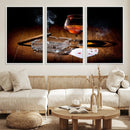 Whiskey Cigar Wall Art Canvas Print Kitchen Wall