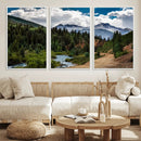 San Juan Nal Forest Wall Art Landscape Canvas Print