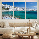 Santorini Wall Art Canvas Print