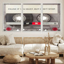 Music Cassette Iconic Wall Art Canvas Print by MyGreatCanvas | Canvas Wall Art Prints | Photo Prints & Wall Decor