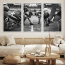 American Football Wall Art Canvas Print Framed Stadium Sport