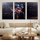 American Football Wall Art Canvas Print, Stadium Sport Wall
