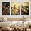 Last Supper Wall Art Canvas Print, Framed Jesus Painting Art