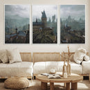 Disney Castle Wall Art Canvas Print, Living Kids Home Room