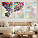 Up Pixar Poster, Look Up Pixar Wall Art, Up Pixar Canvas,