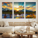 Grand Teton Park Sunrise Wall Art – Vibrant Landscape Canvas by MyGreatCanvas | Canvas Wall Art Prints | Photo Prints & Wall Decor
