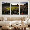 Oregon Stadium Canvas Wall Art - Captivating Game Day Scene