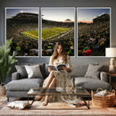 Oregon Stadium Canvas Wall Art - Captivating Game Day Scene