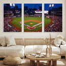 St. Louis Cardinals Baseball Team Print - Busch Stadium Wall by MyGreatCanvas | Canvas Wall Art Prints | Photo Prints & Wall Decor